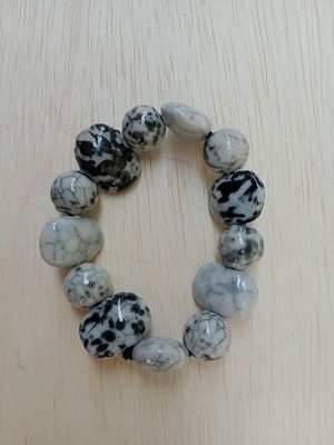 Pulseira mesclada com elástico