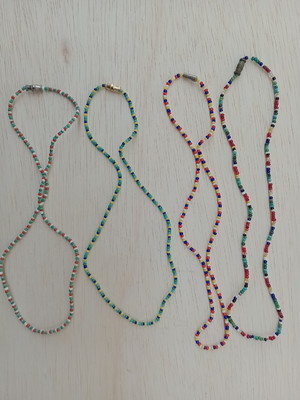 Kit colar confete - colar miçanguinhas