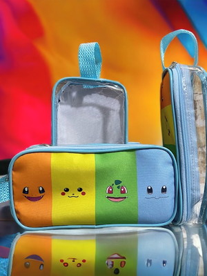 Estojo pokemon transparente infantil personalizado