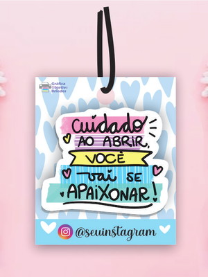Tag para embalagem i tags agradecimento (1.000)