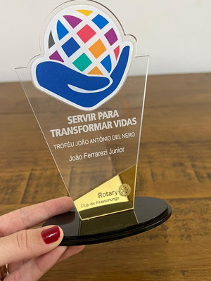 Troféu personalizado
