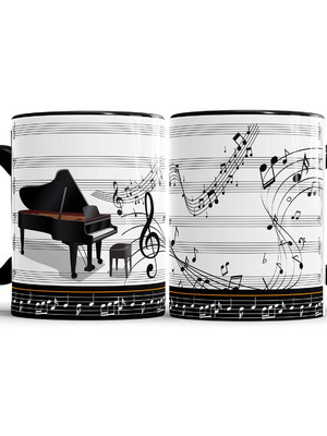Caneca piano pianista música