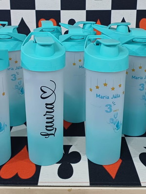 Kit 37 squeeze garrafinha água personalizada