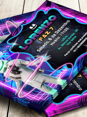 Convite digital marshmello