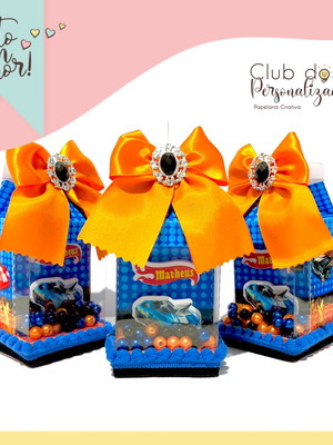 Caixa milk com visor hotwheels