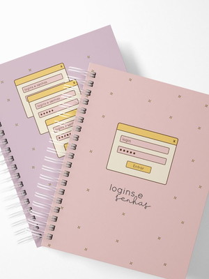 Caderno de senhas a6