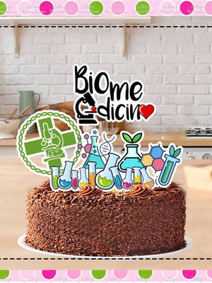 Topo de bolo biomedicina