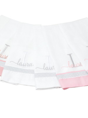 6 fraldas de ombro personalizadas fraldas bordadas 33x70