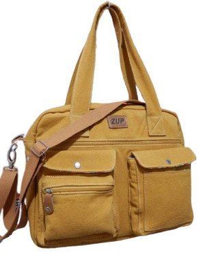 Bolsa de lona teach mostarda zup