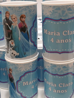 Cofrinho personalizado frozen