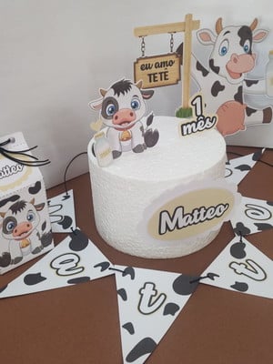 Kit mesversário eu amo tetê