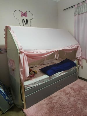 Cabana para cama montessori solteiro