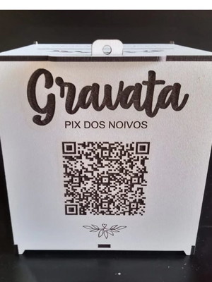 01 caixa cofre p i x gravata casamento, bodas, lua de mel,