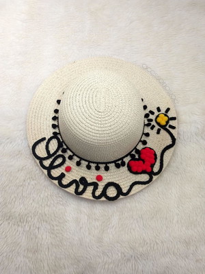Chapéu praia infantil personalizado