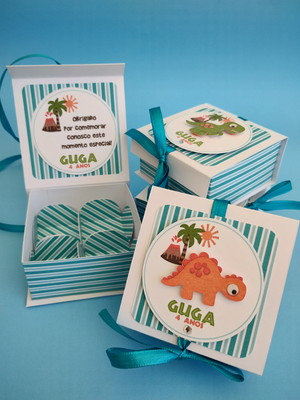 Lembrancinha aniversário dinossauros - lembrancinha dinossau