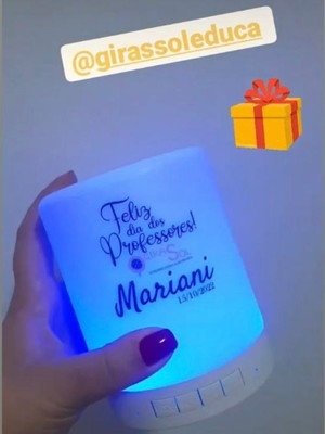 Caixa de som com bluetooth personalizado
