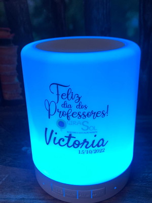 Caixa de som com bluetooth personalizado