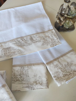 Kit de pano de prato com 5 unidades