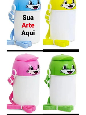 Garrafa squeeze infantil personalizada 400ml