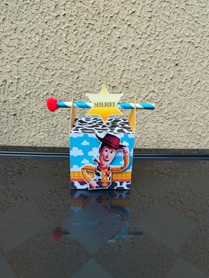 Caixa canudo toy story