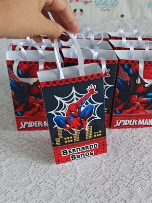 Sacolinha surpresa homem aranha