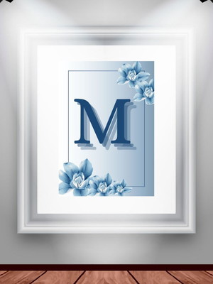 Monograma com a letra "m"