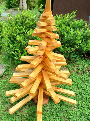 Árvore de natal rústica