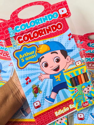 Livrinho de colorir- luccas nete