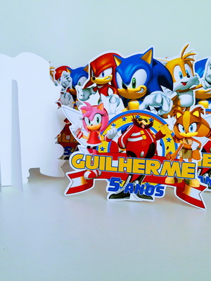 Display de mesa personalizado sonic