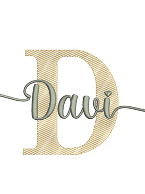 Matriz de bordado - davi (fazemos qualquer nome)
