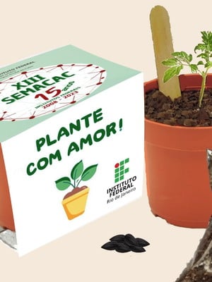 Kit plantio personalizado- 20 brindes corporativos