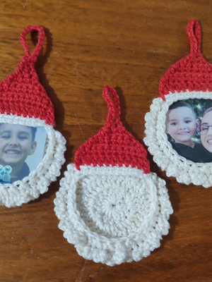 Enfeite para árvore de natal em croche