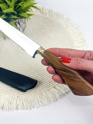 Faca artesanal para churrasco 5 polegadas personalizada