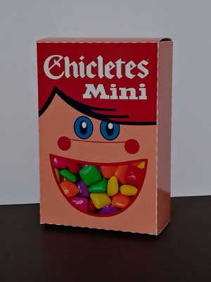 Kit cx chicletes mini + cx ping pong + latinhas genius