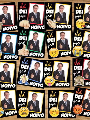 120 adesivos hora da gravata emojis