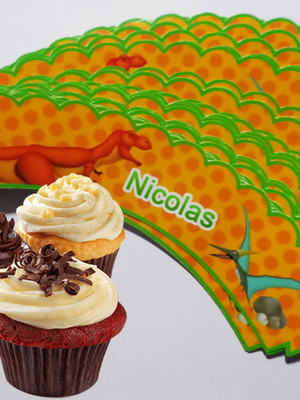 Wrappers personalizados dinossauros