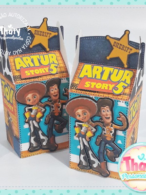 Caixa milk retangular toy story