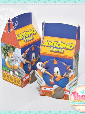 Caixa milk retangular sonic