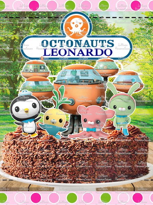 Topo de bolo octonautas