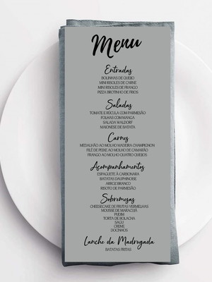 Menu/ cardápio arte digital