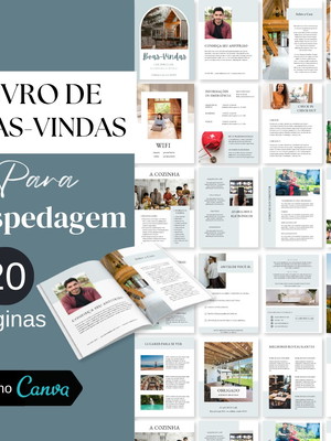 Livro de boas vindas para hospedagem temporada