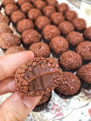 Brigadeiro belga ao leite