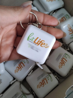 Fita métrica quadrada personalizada