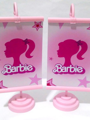 Mini banner personalizado no tema: barbie
