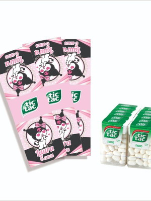 Rótulo tic tac kuromi
