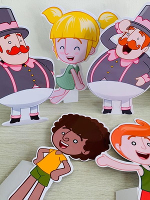 Display de mesa - mundo bita e frases