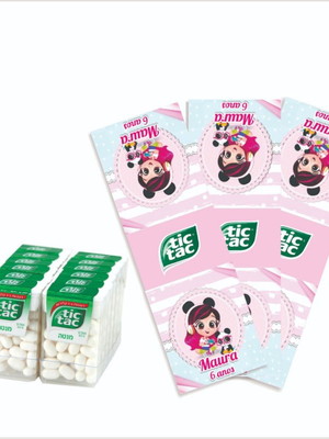 Rótulo tic tac luluca
