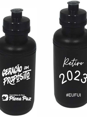 Squeeze 500 ml personalizado academia brindes plastico