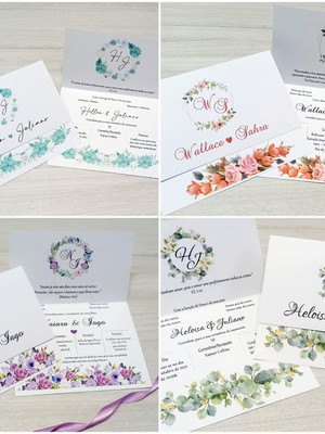 Promoção: convite de casamento