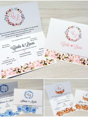 Promoção: convite de casamento